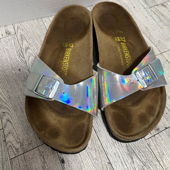 Birkenstock Shoes - Birkenstock Madrid Sandals shiny size 6